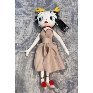Kelly Toy Reindeer Betty Boop Christmas Collection Plush Doll 1999 New W Tag